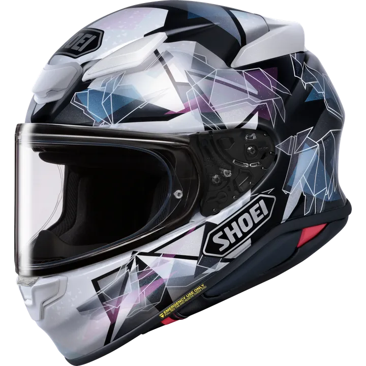 Casque intégrale NXR2 Origami2 TC-5, blanc-gris-vert