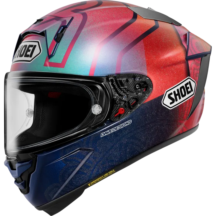 Integralhelm X-Spirit Pro Marquez Holi rot-blau