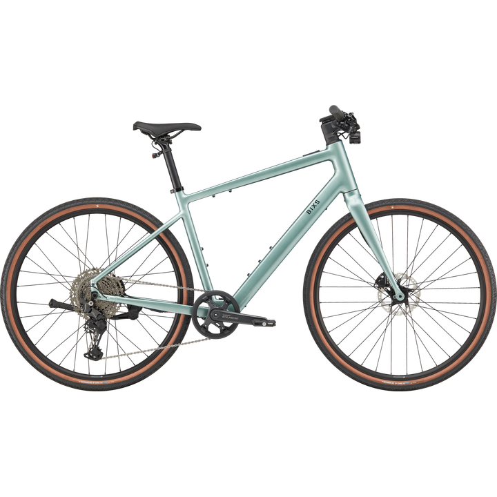 District-E2 metallic green silver