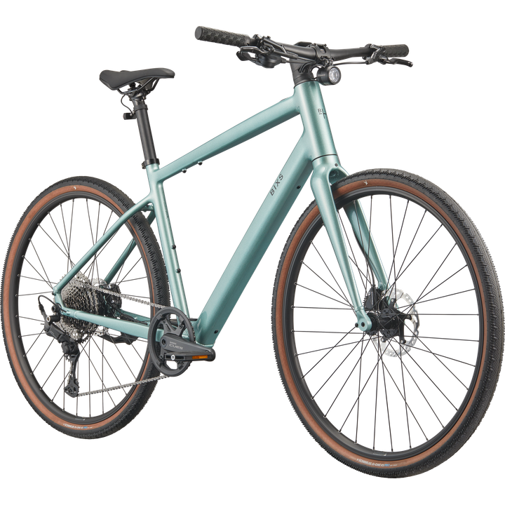 District-E2 metallic green silver
