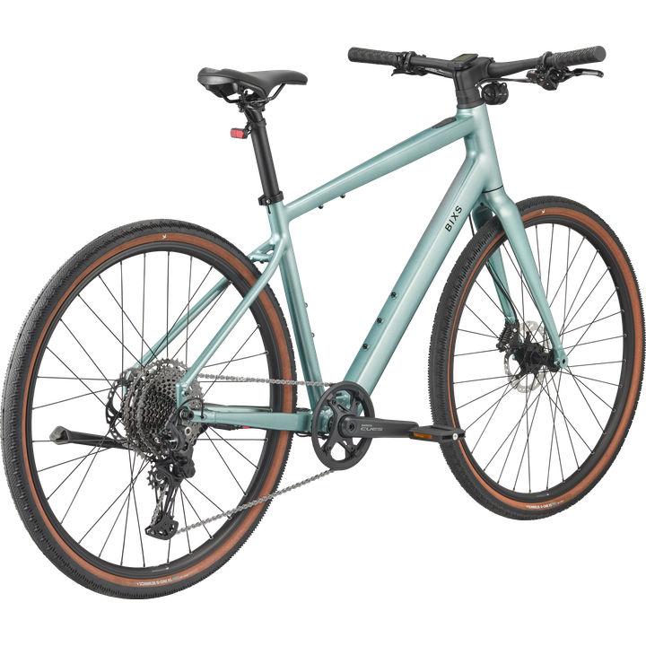 District-E2 metallic green silver