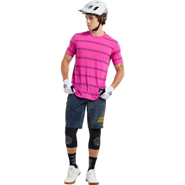 Skyline Short Sleeve Ride Tee - Washed Out rose
