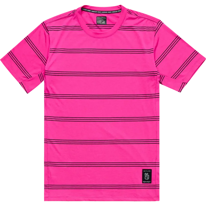 Skyline Short Sleeve Ride Tee - Washed Out rose