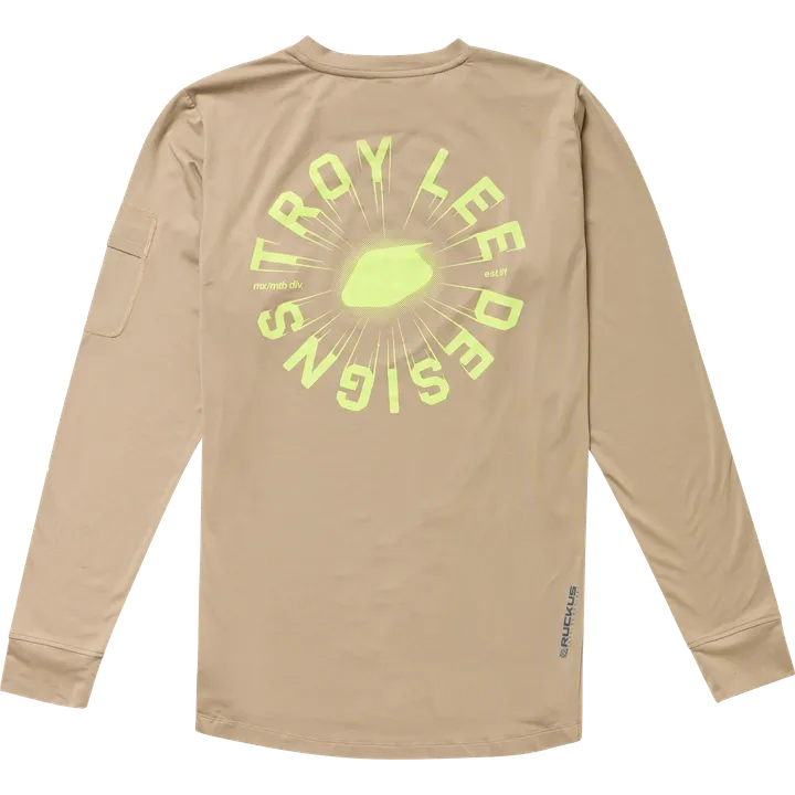 Ruckus Long Sleeve Ride Tee - Gravity Club brun