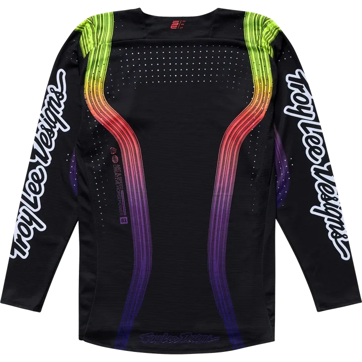 SE PRO Jersey - Stripes schwarz-rot-gelb