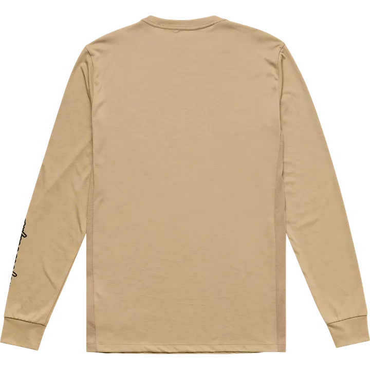 Skyline Long Sleeve Ride Tee - Scrubbed brun
