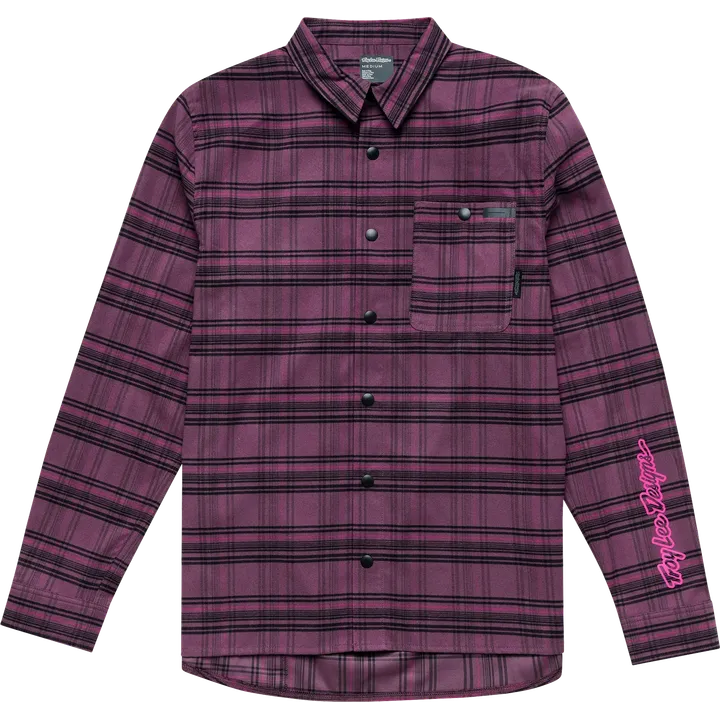 Grind Flannel - YD Plaid violet