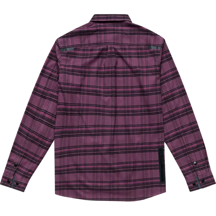 Grind Flannel - YD Plaid violet