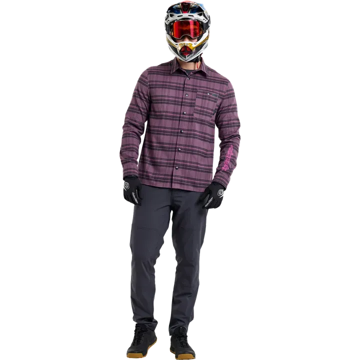 Grind Flannel - YD Plaid violet