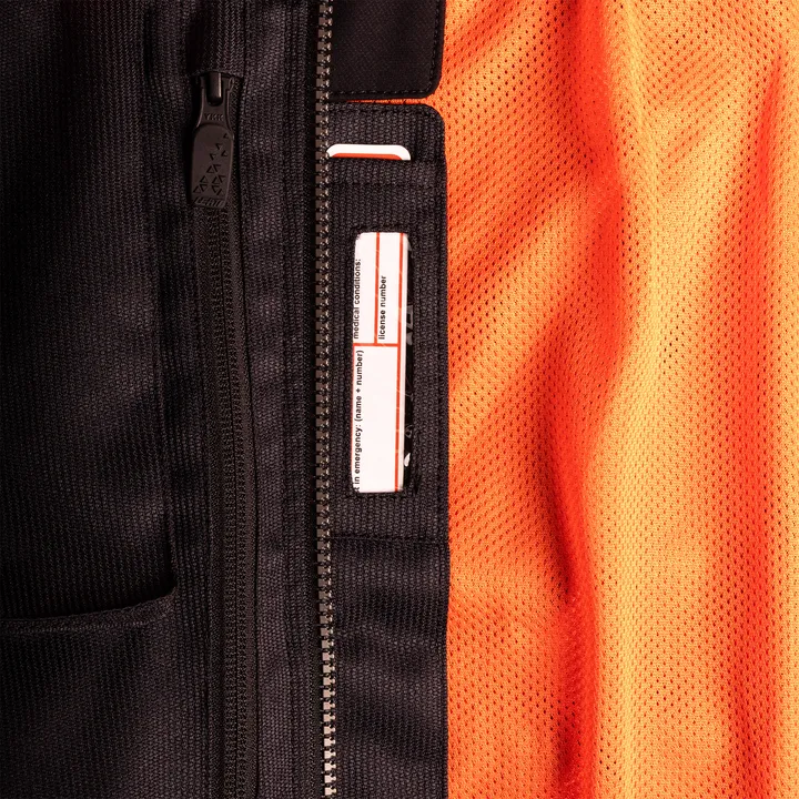 Jacket Moto 5.5 Enduro Orange noir-orange