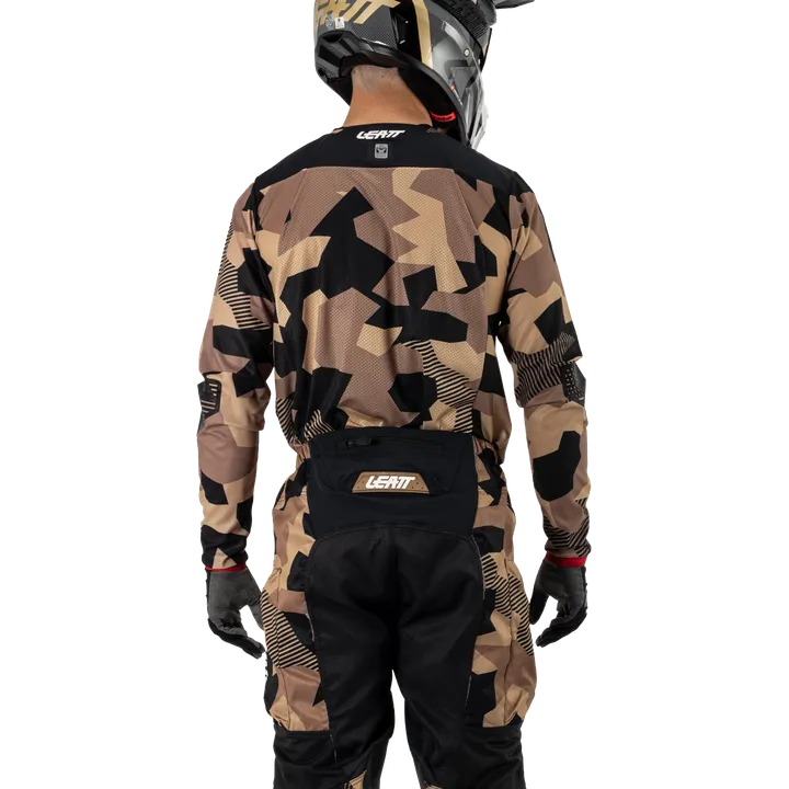 Jersey Moto 4.5 Enduro Stone braun-schwarz-weiss