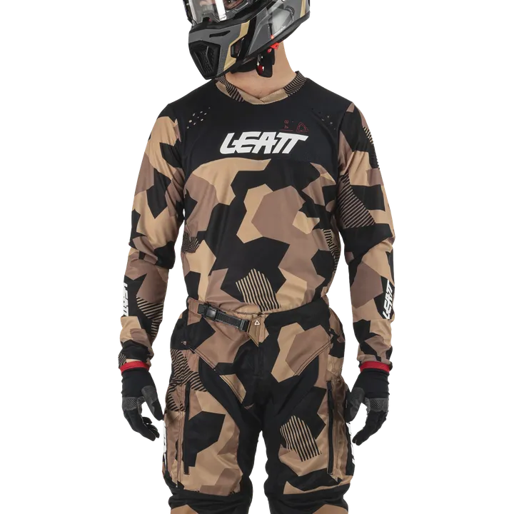 Jersey Moto 4.5 Enduro Stone braun-schwarz-weiss