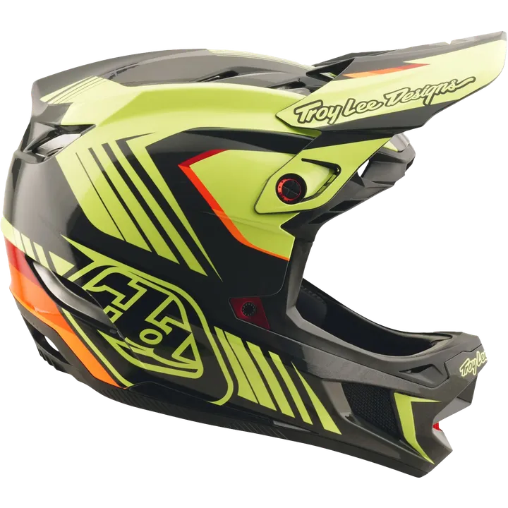 D4 Polyacrylite Helmet W/MIPS - Qualifer schwarz-gelb