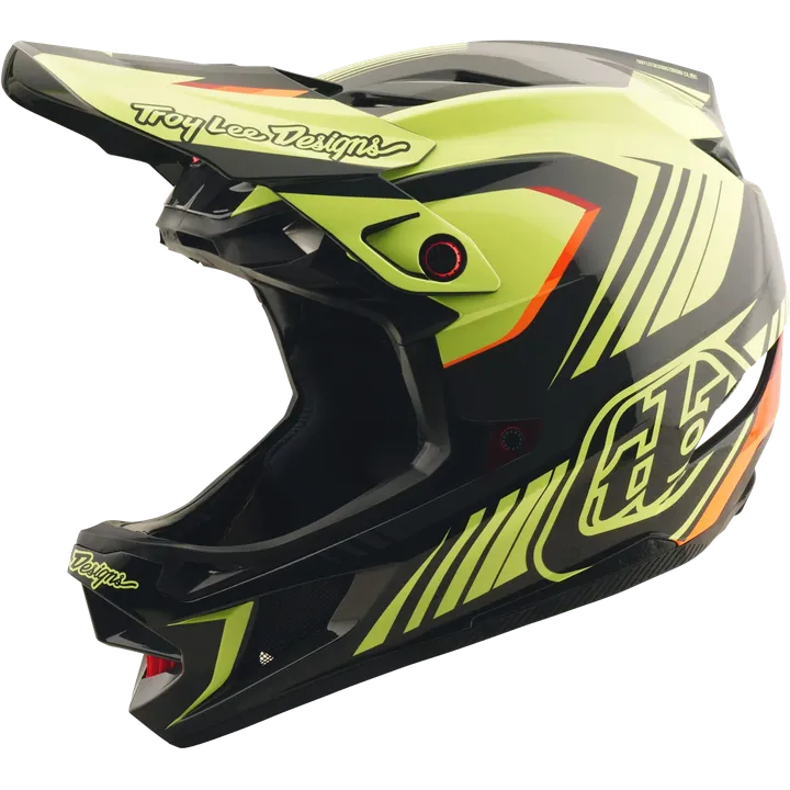 D4 Polyacrylite Helmet W/MIPS - Qualifer schwarz-gelb