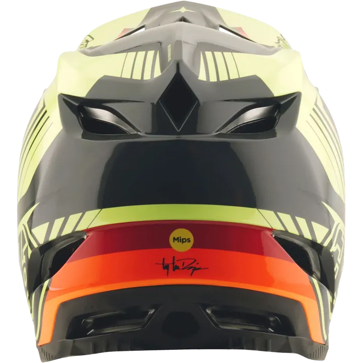 D4 Polyacrylite Helmet W/MIPS - Qualifer schwarz-gelb
