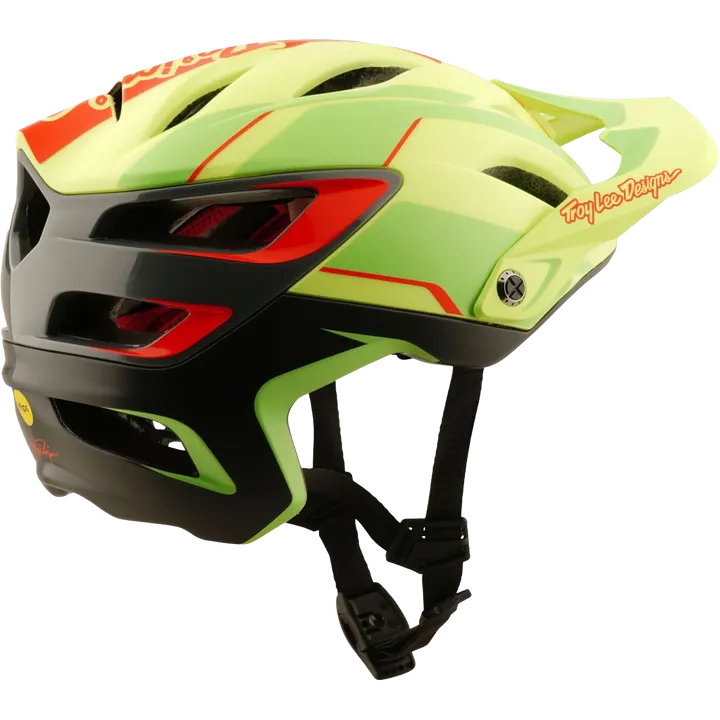 A3 Helmet W/MIPS - Lines gelb