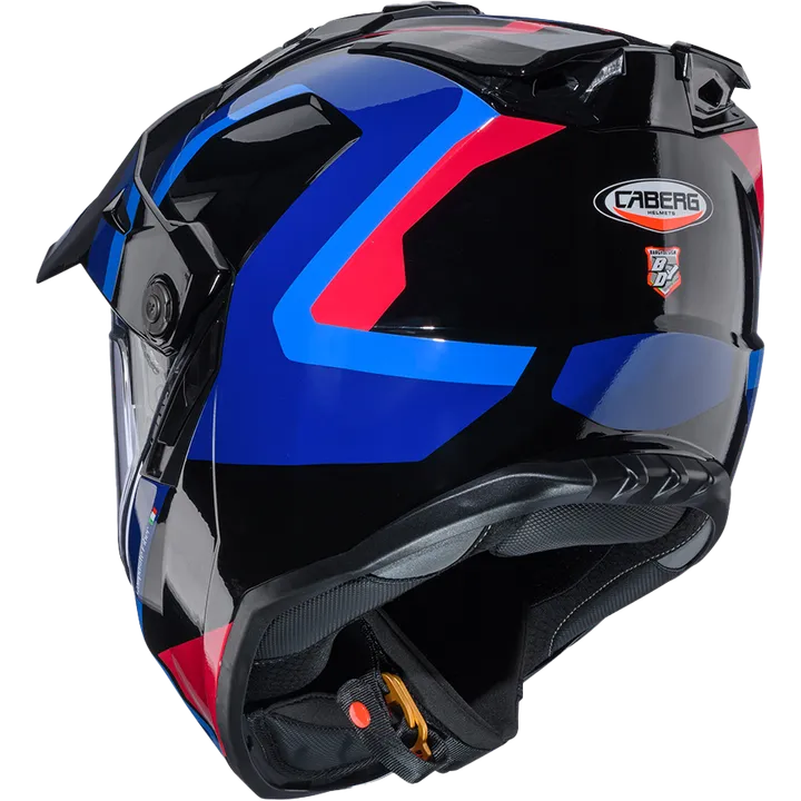Casque enduro Tanami Scram noir-bleu-rouge