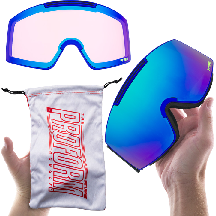 The Long Track Proform Goggle - Blue-Purple