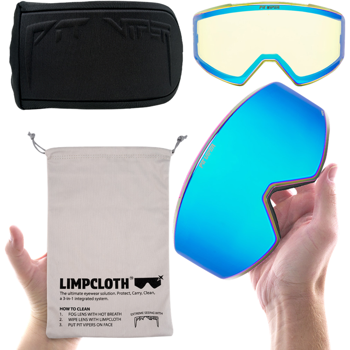 The Night Rider BN5000 Goggle - HDPV Blue