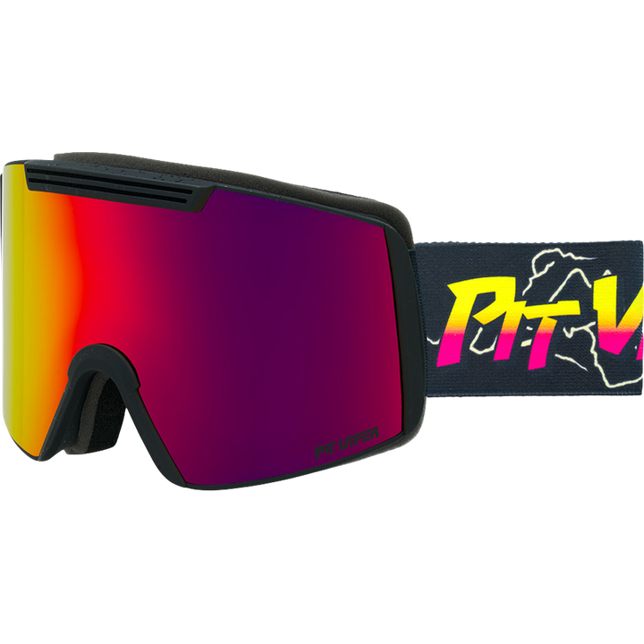 The Power Surge Backslap Goggle - Red Small