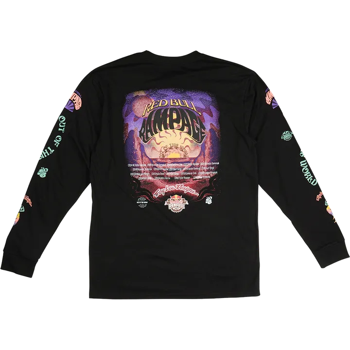 Troy Lee Designs x Redbull Rampage Valley Of Gods T-shirt à manches longues noir