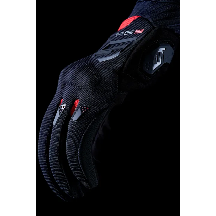 Gants RS3 EVO noir-rouge