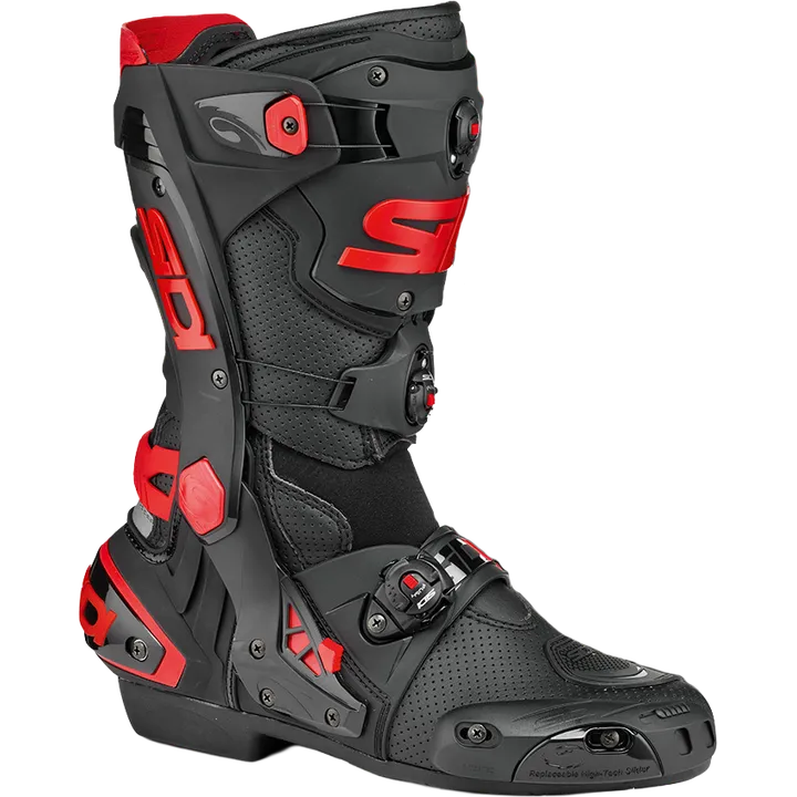 Stiefel Rex Air schwarz-rot