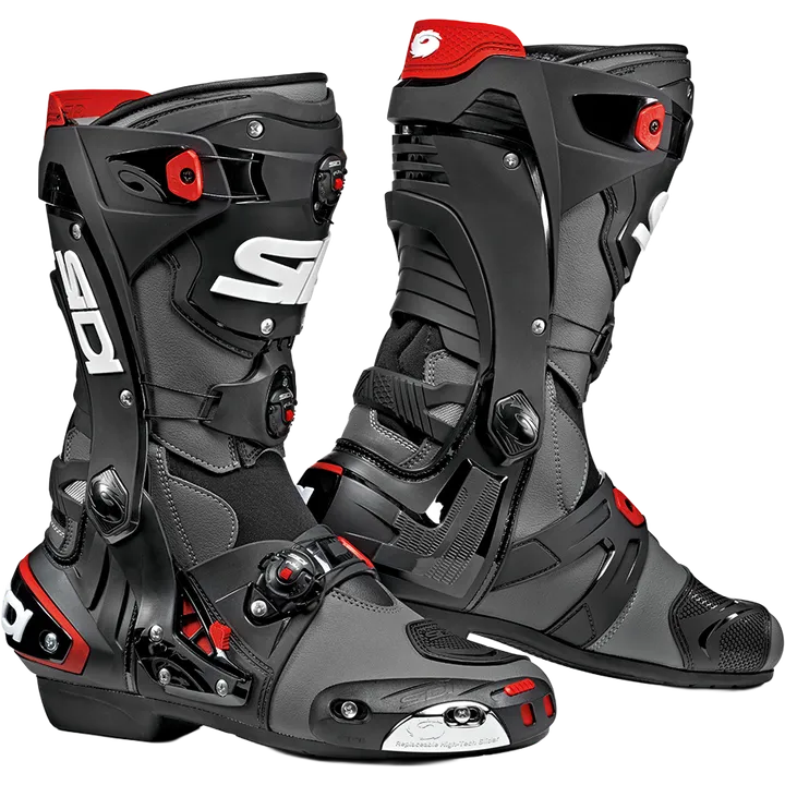 Bottes Rex gris-noir
