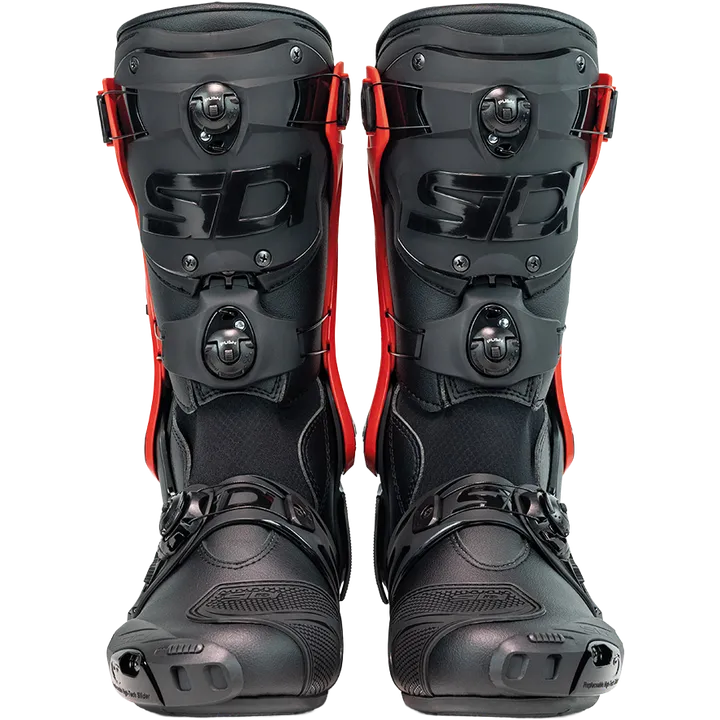 Stiefel Rex schwarz-rot