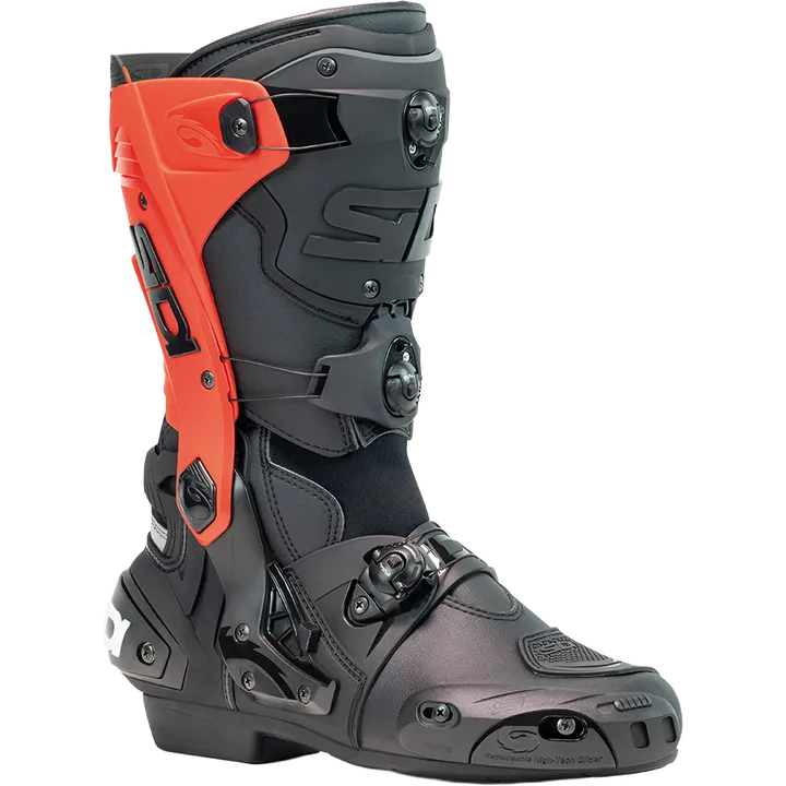 Stiefel Rex schwarz-rot