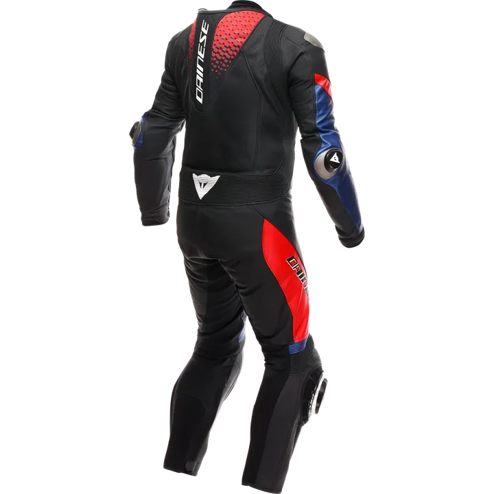 Combinaison cuir perf. 1 pièce Laguna Seca 6 noir-bleu-rouge