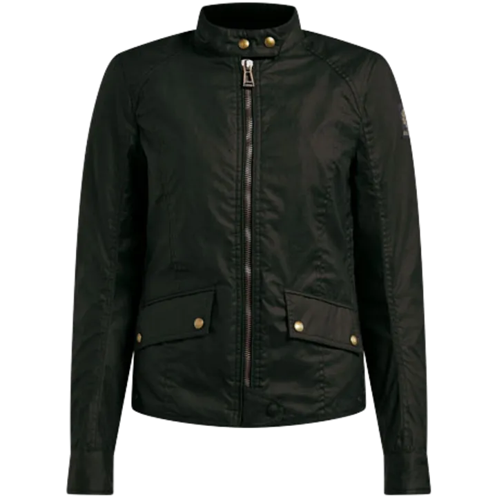 Jacke Antrim Waxed Cotton Damen schwarz