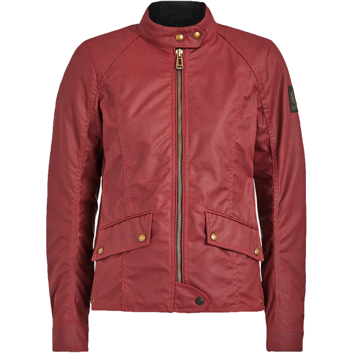 Jacke Antrim Waxed Cotton Damen rot