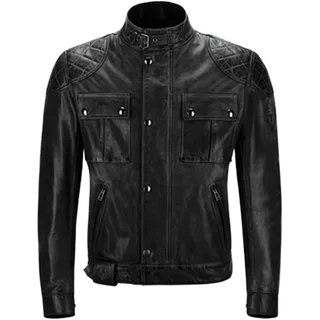 Jacke Brooklands Waxed Leder braun