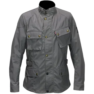 Jacke Crosby Waxed Cotton grau