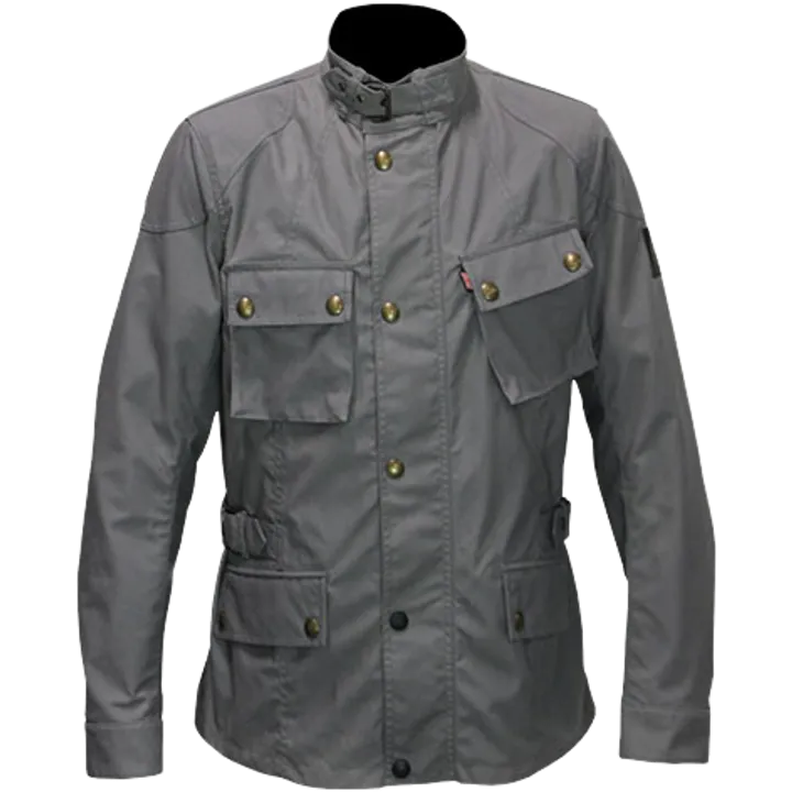 Jacke Crosby Waxed Cotton grau