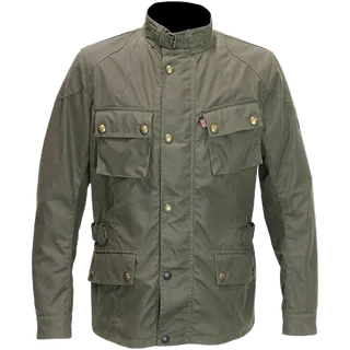 Jacke Crosby Waxed Cotton grau