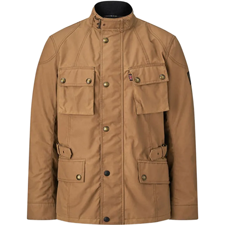 Veste Crosby en coton ciré sable