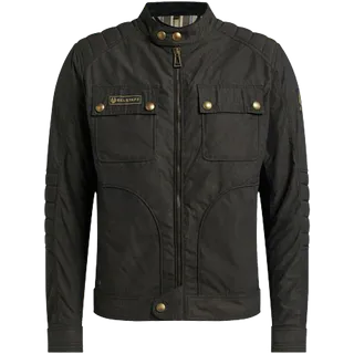 Veste Roberts en coton ciré noir