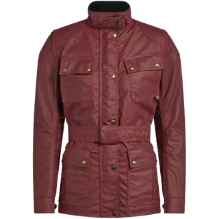 Veste Trialmaster Pro en coton ciré pour femme rouge