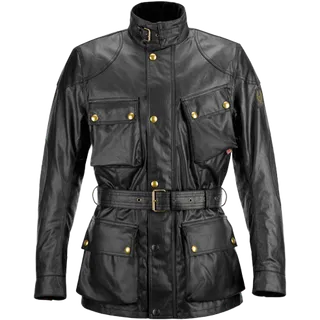 Jacke Trialmaster Waxed Cotton schwarz