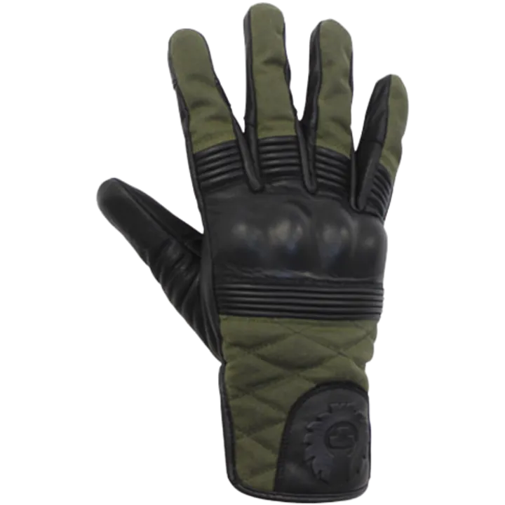 Gants Hampstead noir-vert