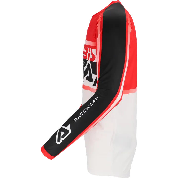 Jersey MX Linear Lugo blanc-rouge