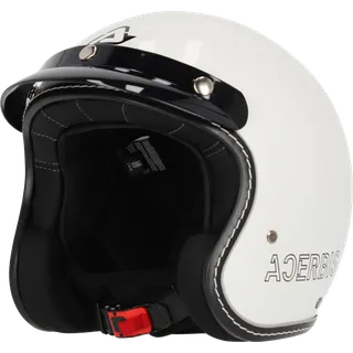 Casque jet Skodela blanc