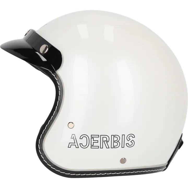 Casque jet Skodela blanc