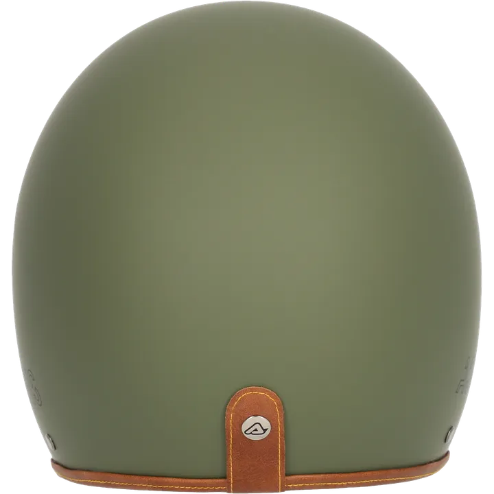 Casque jet Skodela verde militare
