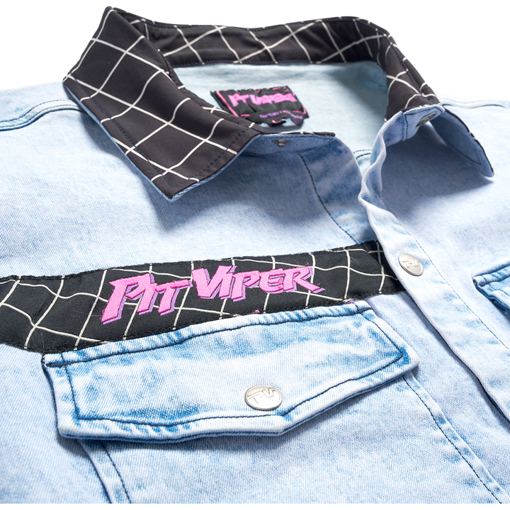 The Surge Matrix Sport Denim Button Down blue denim