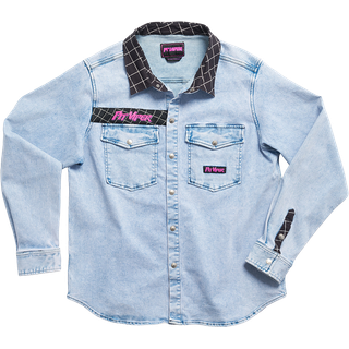 The Surge Matrix Sport Denim Button Down blue denim