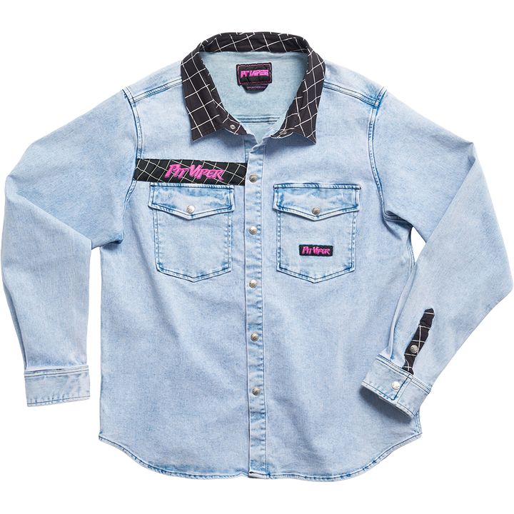 The Surge Matrix Sport Denim Button Down blue denim