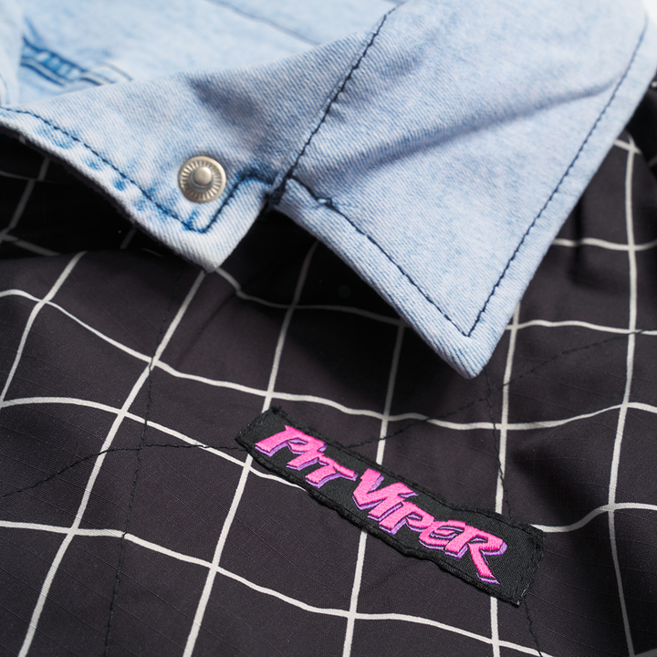 The Surge Matrix Sport Denim Reversible Jacket noir